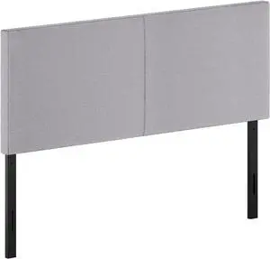 Furinno Roanne Upholstered Headboard, Queen, Glacier