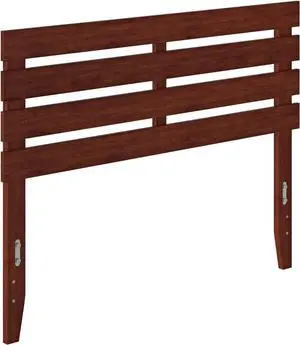 AFI, Oxford Full Headboard with Attachable USB Charger, Walnut