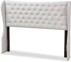 Baxton Studio Caitlin Winged Headboard, Queen