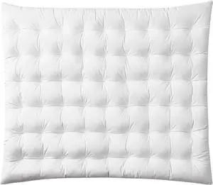 DormCo Rainha Cushion Tufted College Headboard - White Velvet