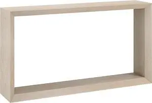 Henn&Hart 55" Wide Rectangular Console Table in Alder White, for Home, Living Room, Bedroom, Entertainment Room, Office