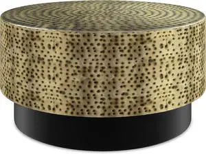 SIMPLIHOME Montrose Modern Industrial 30 Inch Wide Metal Coffee Table in Antique Gold/Black, Fully Assembled, for The Living Room and Family Room SIMPLIHOME Montrose Modern Industrial 30 Inch Wide Metal Coffee Table in Antique Gold/Black, Fully Assembled, for The Living Room and Family Room