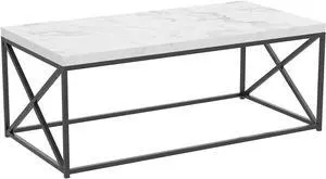 Safdie & Co. Coffee Table, Marble