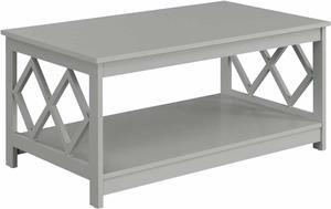 Convenience Concepts Diamond Coffee Table, Gray