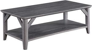 Convenience Concepts Winston Coffee Table, Weathered Gray