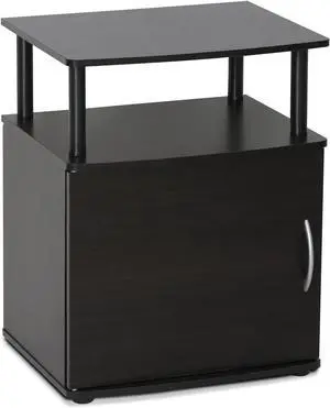 Furinno Jaya End Table, One, Black Wood