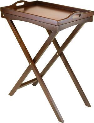 Winsome 94422 Folding Butler Tray Table, Antique Walnut