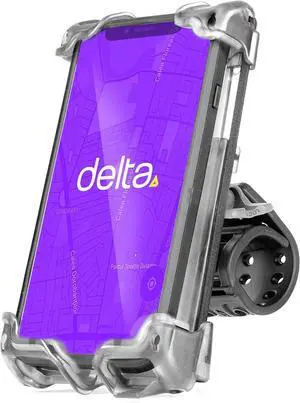 Bike Phone Mount by Delta Cycle - Bicycle Phone Holder Adjusts to Any Handlebar & Fits Any Phone or iPhone - Universal and Easily Accessible Bike Accessories for Adult Bikes