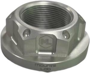 motomount R7 for Yamaha YZF R7(2021+) Steering Stem Nut (Aluminium Open/Flanged Top Yoke Nut M22x1.00mm) for Yamaha R7 Phone/Camera/GPS Mount(Adapter)