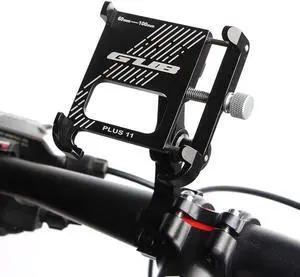 GUB PLUS11 Bicycle & Motorcycle Phone Mount, Aluminum Alloy Bike Phone Holder with 360° Rotation Adjustable for iPhone X XR Xs 7s 8 Plus, for Samsung S7/S6/Note5/4 GPS Mount 4.2 to 7.2 Inch