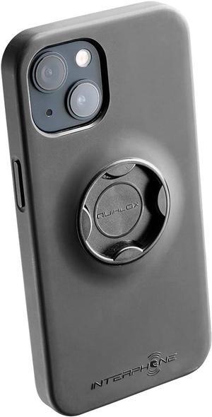 Interphone, QUIKLOX System, Mobile Phone Case iPhone 13 for Motorcycle, Bike and Car, Universal Waterproof Hard Case Smartphone with Protections on Screen and Corners, with Anti-Slip Straps