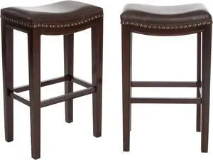 Christopher Knight Home Avondale Backless Bar Stools,12"D x 18.13"W x 30"H, 2-Pcs Set, Brown