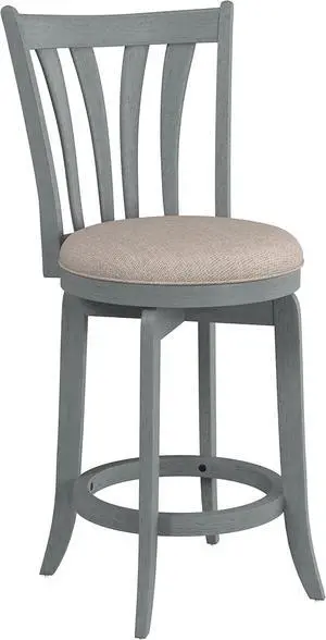 Hillsdale Furniture Hillsdale Savana Swivel Counter Stool, Blue