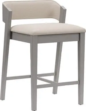 Hillsdale, Dresden Wood Counter Height Stool, Distressed Gray