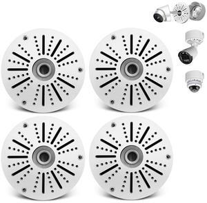 (Outdoor Security Camera Junction Box) Universal Junction Box for Bullet Dome Turret Cameras & Solar Panel, CCTV Base Box Hide Cable, Wall Ceiling Mount Bracket, Metal Electric Enclosure