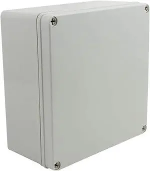 Co. 8" x8" x4" Weather & Dust Proof IP65 PS Plastic Universal Electrical Junction Conduit Box and DIY Project Enclosure, Use for Outdoor and Indoor (1 Pack)