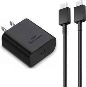 A16 A15 A55 A56 A26 A36 S25 S24 S23 S22 Plus/Ultra/FE/Z Fold/Z Flip Samsung Charger Fast Charging Type C Charger Cord 6FT USB-C Samsung Fast Charger iPhone 16/15 Pro Max 45W USB C Super Fast Charger