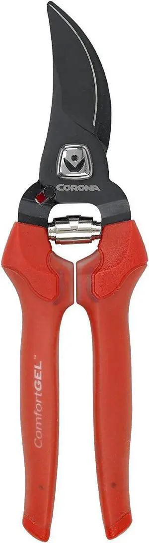 Corona BP 3214D ComfortGEL Bypass Hand Pruner, 3/4-inch cut , Red