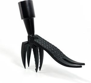 High Hardness Weed Pulling Tool,Manual Stand Up Weed Puller Tool Head Replacement,4-Claw Steel Head Design