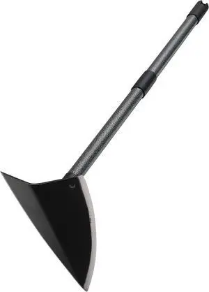Hoe Garden Tool,Triangle Gardening Hoe with Sharp Blade for Digging,Weeding,Cutting and Loosing Soil,60 Inch Adjustable Length Metal Handle