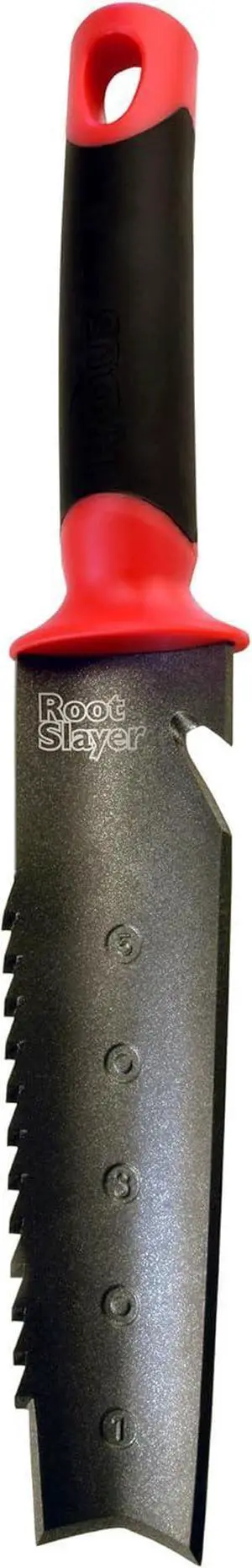 Radius Garden 17211 Root Slayer Soil Knife with Holster, Original Red