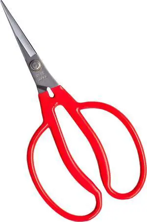 Grape Thinning Scissors 6.8 Pointed Tips, Professional Garden Scissors for Trimming, Thinning, Harvesting, Sharp Japanese Stainless Steel, Made in JAPAN