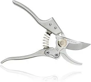 TONMA Pruning Shears for Gardening [Made in Japan] 8 Inch Bypass Garden Scissors Secateurs, Premium Japanese Gardening Tools Hand Pruner Clippers with Ergonomic Handle