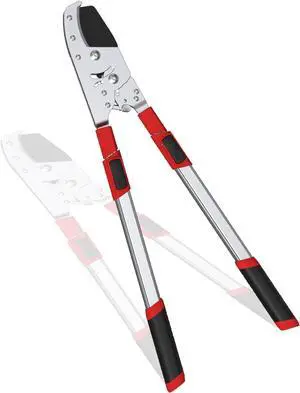 GARTOL Heavy-Duty Extendable Loppers, 28"-41" Telescopic Tree Trimmer, Double Ratcheting Branch Cutter, Anvil Lopper for Thick Branches, Cuts 2" Dry Wood