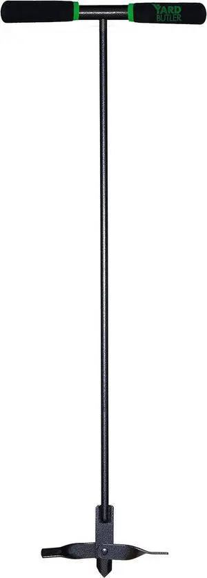 Yard Butler- Compost Aerator - Durable Aerator for Easy Compost Mixing - Aerate & Circulate for Faster Decomposition - Easy-to-Use Tiller - Ergonomic Composting Tool