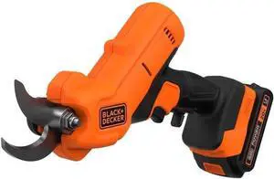 BLACK+DECKER 20V MAX* Cordless Pruner Kit, Power Pruning Shears, Battery and Charger Included (BCPR320C1)