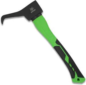 Hookaroon 15 Inch, Pickaroon Forged Steel, with Anti-Slip & Shock Reduction Grip, for Log Lifting and Moving Wood Firewood Tool