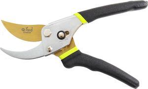 QY-731L Traditional Bypass Pruning 8.5" Titanium Blade- Handheld Gardening Tools Shears