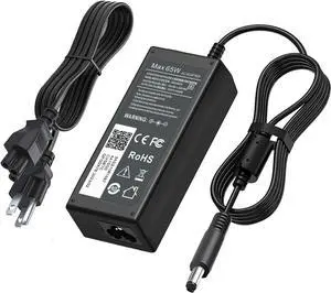 4.5mm TIP 65W Charger for Dell Laptop Charger,AC Power Adapter for Dell Latitude 15 3000 5000 15-3520 3552 3555 3558 3565 3567 5558 Power Adapter Supply (not VGN-CR240E)