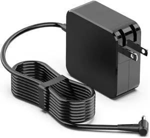 65W Charger for Lenovo IdeaPad 1/1i/3/3i/5/5i Laptop- IdeaPad 110 110S 310 320 330 330s 510 520 530s 710s AC Adapter; IdeaPad S145 S340 S540 L340 Power Supply Cord Round Tip