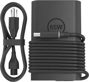 65W 19.5V 3.34A Round Barrel 7.4mm Charger Fit for Dell Latitude 5410 5510 7480 7490 5400 5500 E7450 E7270 E7440 5480 5490 7290 7390 E5270 E5440 E7470 E5470 HA65NM130 LA65NM130 Laptop Power Adapter