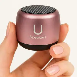 Fashionit U Micro Bluetooth Speaker | Coin-Sized Speakers Bluetooth Wireless with Built-in Mic & Remote Shutter | Portable Rich Sound for Travel, Shower, Beach | Pink Fashionit U Micro Bluetooth Speaker | Coin-Sized Speakers Bluetooth Wireless with Built-in Mic & Remote Shutter | Portable Rich Sound for Travel, Shower, Beach | Pink