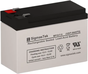 SigmasTek APC BN600G Compatible UPS Battery, 12V 7.5Ah F2 SigmasTek APC BN600G Compatible UPS Battery, 12V 7.5Ah F2