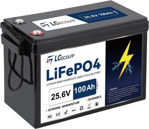 24V 100Ah LiFePO4 Battery, 24V Lithium Batteries with 100A BMS,7000+Deep Cycles 24V Lithium Battery,2560Wh Output Power,Support in Series/Parallel,Perfect for RV,Solar, Marine,Camping 24V 100Ah LiFePO4 Battery, 24V Lithium Batteries with 100A BMS,7000+Deep Cycles 24V Lithium Battery,2560Wh Output Power,Support in Series/Parallel,Perfect for RV,Solar, Marine,Camping