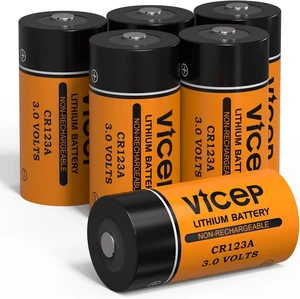 6-Pack CR123A 3V Lithium Battery for Flashlight & Detector 6-Pack CR123A 3V Lithium Battery for Flashlight & Detector