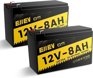 12v 8ah lithium battery, 4000+ Cycles, Rechargeable, 2 Pack 12v 8ah lithium battery, 4000+ Cycles, Rechargeable, 2 Pack