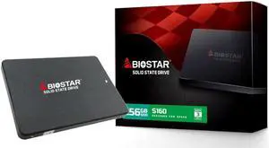 BioStar S160 2.5" 256GB 550MB/s SATA III 256G Internal Solid State Drive (SSD) S160-256GB