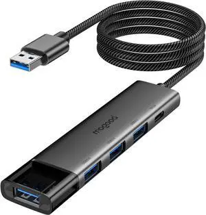 MOGOOD Powered USB Hub 4 Ports USB 3.0 Splitter with C Power Port (5V/2A) MOGOOD Powered USB Hub 4 Ports USB 3.0 Splitter with C Power Port (5V/2A)