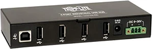 Tripp Lite 4-Port Rugged Industrial USB 2.0 Hi-Speed Hub w 15KV ESD Immunity and metal case, Mountable(U223-004-IND) Tripp Lite 4-Port Rugged Industrial USB 2.0 Hi-Speed Hub w 15KV ESD Immunity and metal case, Mountable(U223-004-IND)