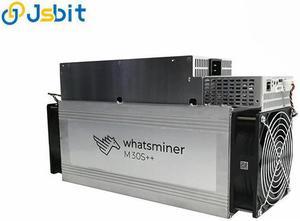 New WhatsMiner M30S++ 104TH/s ASIC Miner 3224W Bitcoin BTC Mining With Power Supply