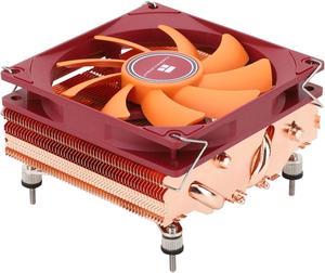 Thermalright AXP90-X47 Full Low Profile CPU Cooler, 47mm Height, Quiet 90x90x15mm PWM Fan, 4 Heat Pipes, Compatible with AMD AM4/Intel LGA 1150/1151/1155/1156/1200
