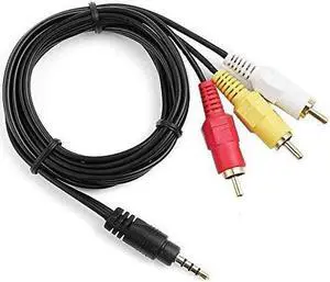 10ft Audio Video AV Cable for Sylvania DVD Player SDVD8706b SDVD8739 SDVD1037