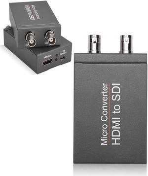 HDMI to SDI,AUBEAMTO HDMI to SDI Converter Two SDI Output Audio Embedder Support HDMI 1.3, 3G/ HD-SDI Auto Format Detection Extender for Camera CCTV