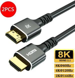 IVANKY 8K HDMI 2.1 Cable 3.3FT/1M, 48Gbps High Speed HDMI 2.1 Cable,  4K@120Hz 8K@60Hz 144Hz HDMI Cable, 7680P, DTS:X, eARC, HDR, HDCP 2.2 & 2.3,  for
