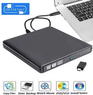 AUBEAMTO Aluminum External DVD Drive USB 3.0 USB C CD Burner CD/DVD +/-RW Optical Drive, Slim Portable DVD CD ROM Rewriter Writer Duplicator for Laptop Desktop PC Windows 11/10/8/7 MacBook Mac Linux AUBEAMTO Aluminum External DVD Drive USB 3.0 USB C CD Burner CD/DVD +/-RW Optical Drive, Slim Portable DVD CD ROM Rewriter Writer Duplicator for Laptop Desktop PC Windows 11/10/8/7 MacBook Mac Linux