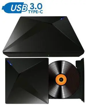 AUBEAMTO CD/DVD Drive for Laptop/PC, USB 3.0 Type-C Portable Player for Computer CD DVD +/-RW Disk Drive CD Burner Writer Reader Compatible with Desktop Windows macOS (USB3.0&Type C Interface) AUBEAMTO CD/DVD Drive for Laptop/PC, USB 3.0 Type-C Portable Player for Computer CD DVD +/-RW Disk Drive CD Burner Writer Reader Compatible with Desktop Windows macOS (USB3.0&Type C Interface)